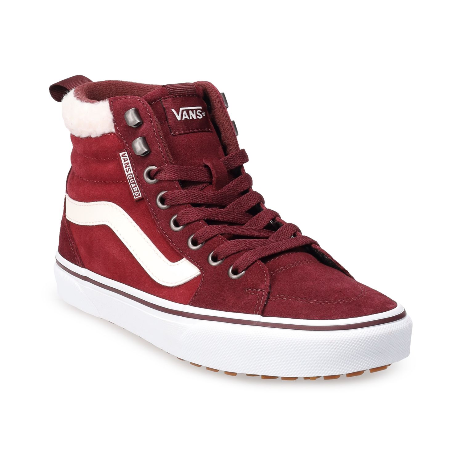 womens red vans high tops