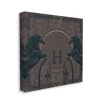 Stupell Home Decor Elegant Fashion Horses Canvas Wall Art