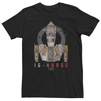 Big & Tall Star Wars The Mandalorian IG-11 Nurse Droid Portrait Tee
