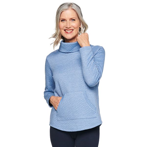 【はこぽす対応商品】 Croft & Barrow Sweater Womens Small Blue Long Sleeve