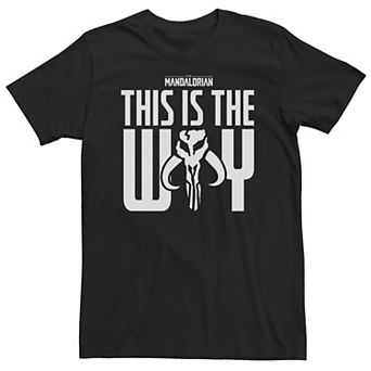 Big & Tall Star Wars The Mandalorian "This Is The Way" Mythosaur Block Tee