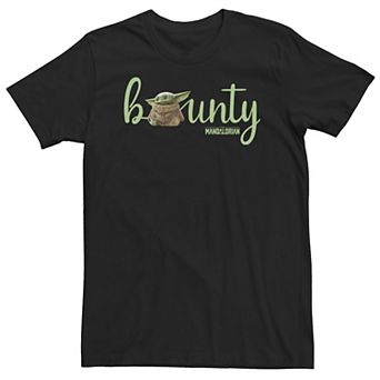 Big & Tall Star Wars The Mandalorian The Child Bounty Text Tee