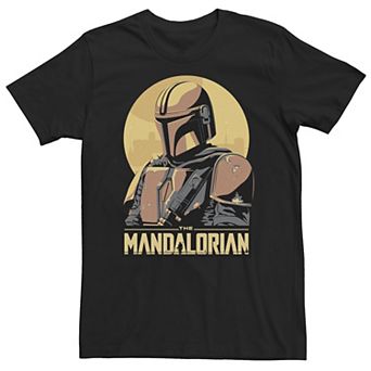 Big & Tall Star Wars The Mandalorian Sunset Tee