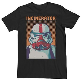 Big & Tall Star Wars The Mandalorian Incinerator Trooper Comic Portrait Tee