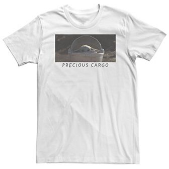 Big & Tall Star Wars The Mandalorian The Child Precious Cargo Portrait Tee