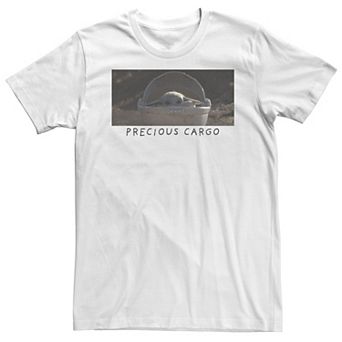 Big & Tall Star Wars The Mandalorian The Child Precious Cargo Portrait Tee