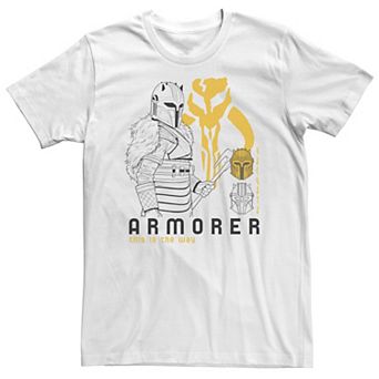 Big & Tall Star Wars The Mandalorian Armorer Line Art Tee