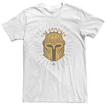 Big & Tall Star Wars The Mandalorian The Armorer Helmet Tee