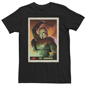 Big & Tall Star Wars The Mandalorian The Armorer Card Tee
