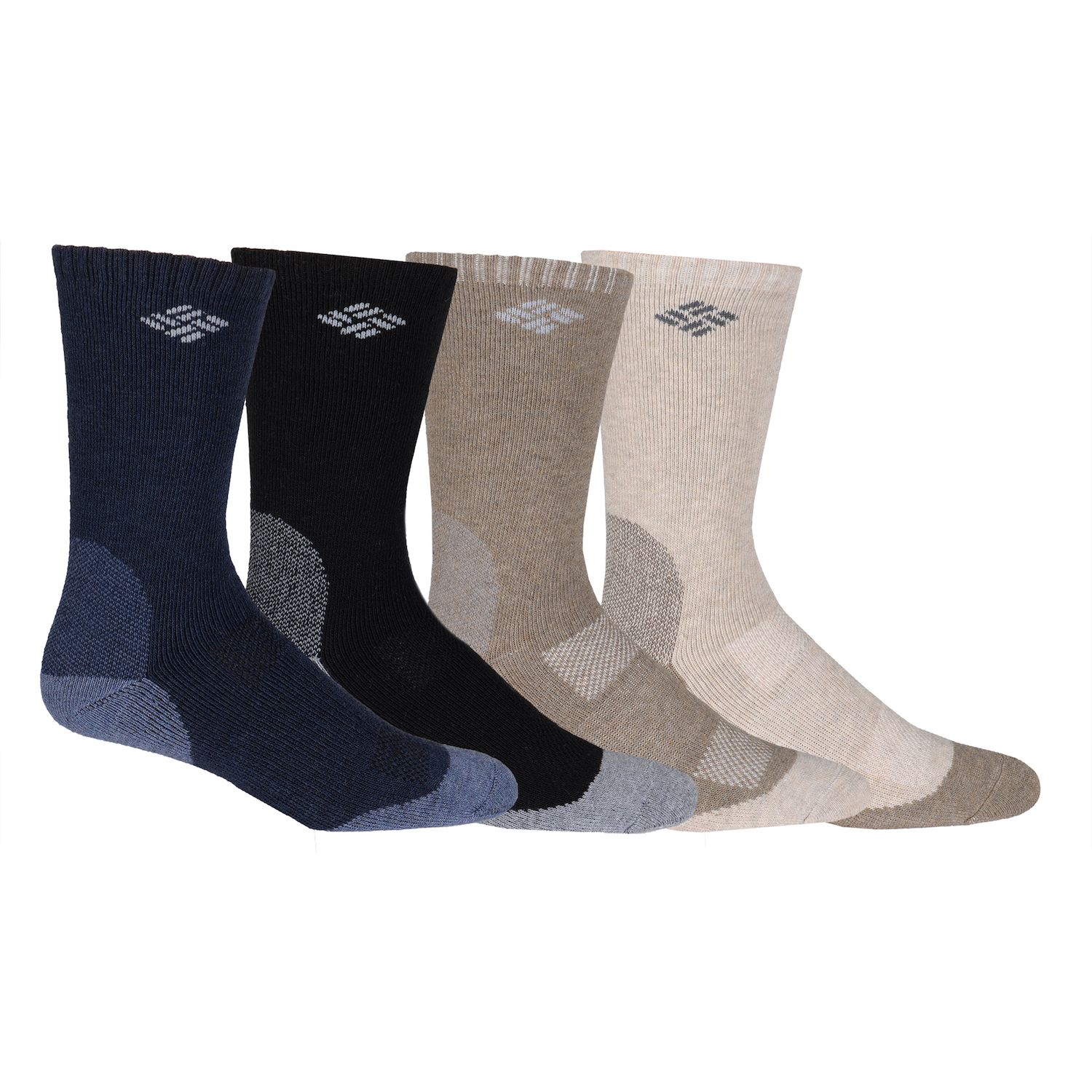 Columbia 2 Paia Calzini Uomo Acrylic Wool Crew - Marrone, Taglia 6-12, Tecnologia Thermolite EcoMade - 4