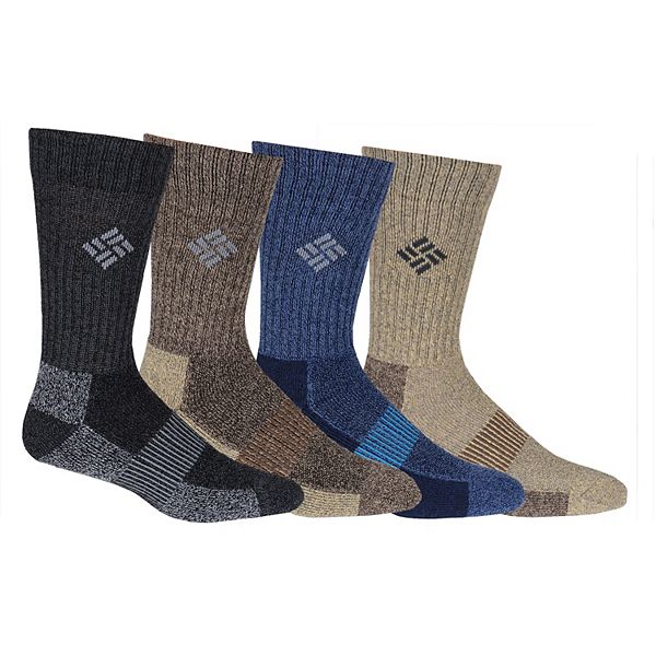 Men's Columbia 4pack MoistureControl Basic HalfCushioned Crew Socks