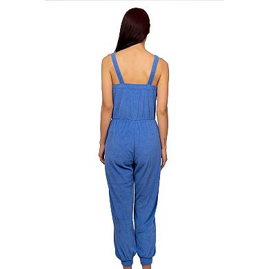 Women's Jordan Taylor Terrycloth Swim Cover-Up Jumpsuit