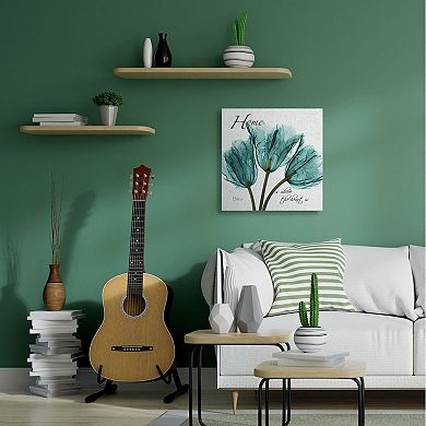 Stupell Home Decor Home Blue Tulips Canvas Wall Art