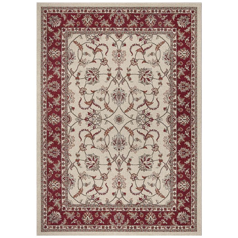 Concord Global Sultan Area Rug, Beig/Green, 8X10.5 Ft