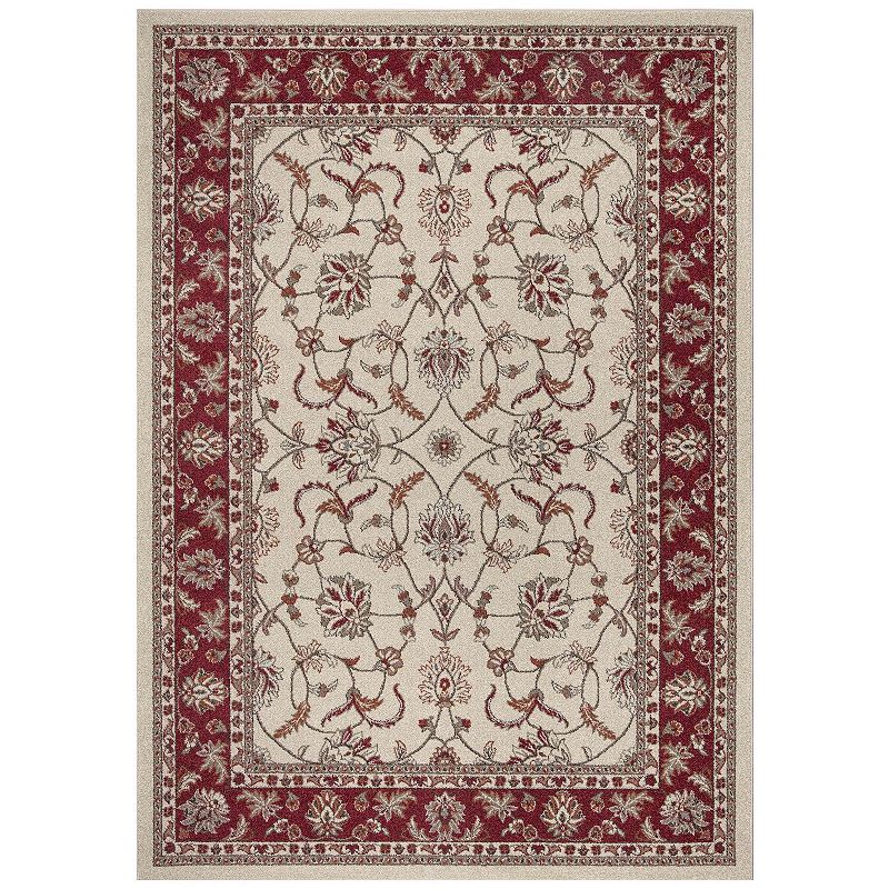 Concord Global Sultan Area Rug, Beig/Green, 8X10.5 Ft