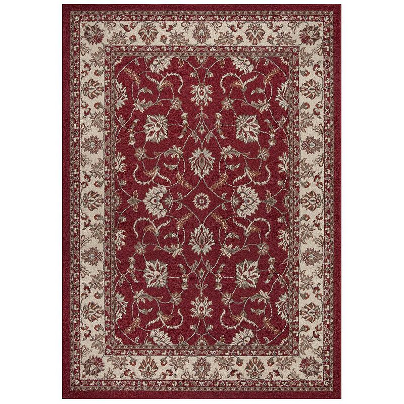 Concord Global Sultan Area Rug, Red, 8X10.5 Ft