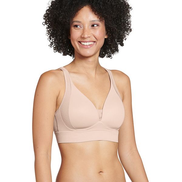Jockey - Forever Fit Soft Touch Lace Molded Cup Bra - Smokey