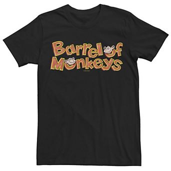 Men's Barrel Of Monkeys Orange Logo Tee