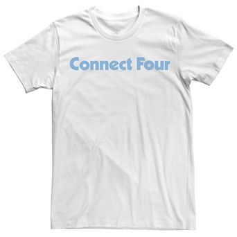 Men's Connect Four Classic Blue Logo Tee