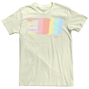 Men's Play-Doh Live Colorfully Rainbow Logo Tee
