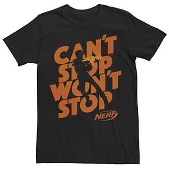 Men's Nerf "Can't Stop Won't Stop" Silhouette Tee