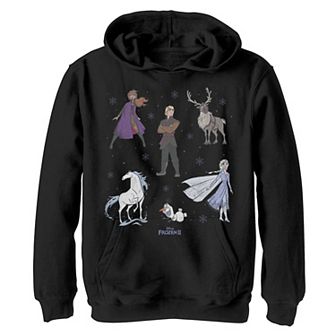 Disney's Frozen 2 Boys 8-20 Cast Group Shot Poster Hoodie