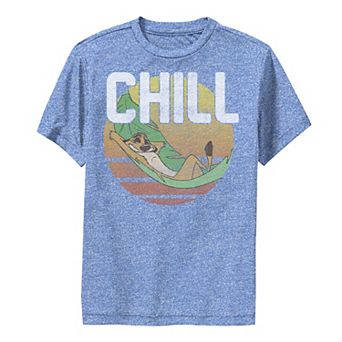 Disney's Lion King Boys 6-20 Timon Chill Leaf Hammock Vintage Graphic Tee