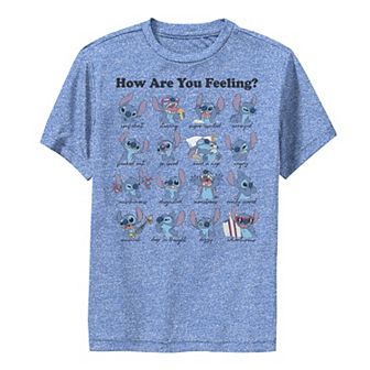 Disney's Lilo & Stitch Boys 8-20 How Are You Feeling? Chart Graphic Tee