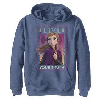 Disney's Frozen 2 Boys 8-20 Live Your Truth Poster Hoodie