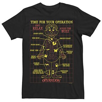 Men's Hasbro Operation Game Schematic Tee