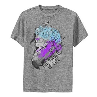 Disney's Lion King Boys 8-20 Simba Neon Paint Circle of Life Graphic Tee