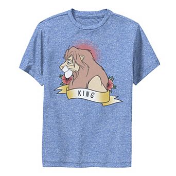 Disney's Lion King Boys 8-20 Simba King Tattoo Yellow Graphic Tee