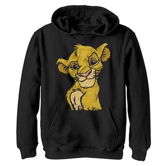 Disney's Lion King Boys 8-20 Young Simba Smiling Portrait Sketch Hoodie