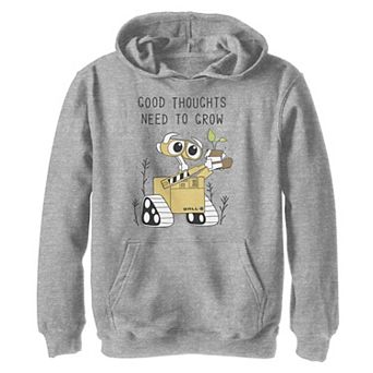 Disney Pixar's Wall-E Boys 8-20 Good Thoughts Need To Grow Hoodie