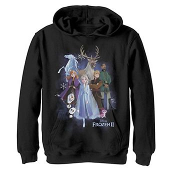 Disney's Frozen 2 Boys 8-20 Group Shot Walking Into Forest Hoodie