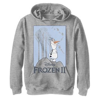 Disney's Frozen 2 Boys 8-20 Olaf Standing On Rock Hoodie