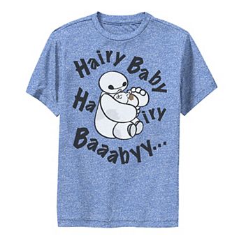 Boys 8-20 Disney Pixar Baymax Hairy Baby Portrait Text Tee