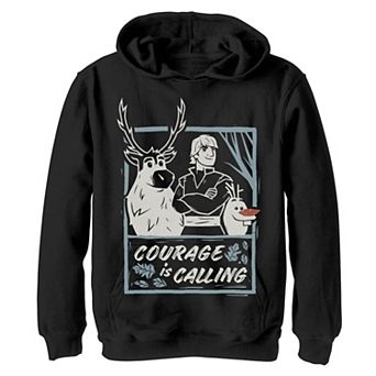 Disney's Frozen 2 Boys 8-20 Sven Kristoff Olaf Trio Courage Is Calling Hoodie