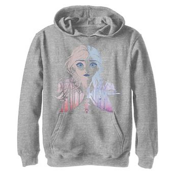 Boys 8-20 Disney Frozen 2 Anna Two Tone Gradient Portrait Fill Hoodie