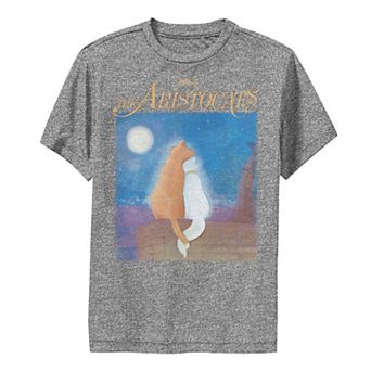 Boys 8-20 Disney The Aristocats Duchess & Thomas Night Sky Portrait Tee