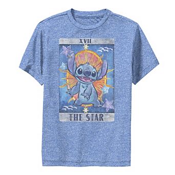 Disney's Lilo & Stitch Boys 8-20 Tarot Card The Star Graphic Tee