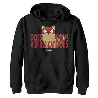 Boys 8-20 Marvel Spider-Cat Does Whatever A Spider-Cat Does Hoodie