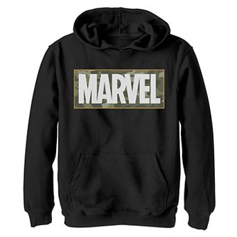 Boys 8-20 Marvel Camouflage Brick Logo Hoodie