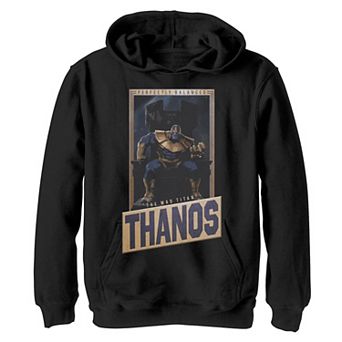 Boys 8-20 Marvel Avengers Thanos Perfectly Balanced Portrait Hoodie