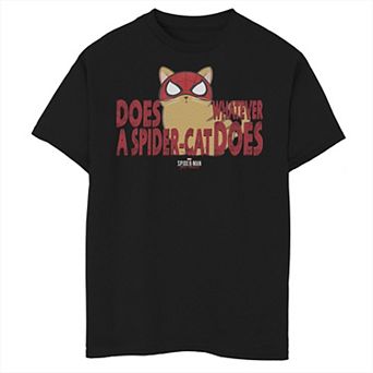Boys 8-20 Marvel Spider-Cat Does Whatever A Spider-Cat Does Graphic Tee