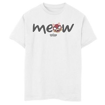 Boys 8-20 Marvel Spider-Cat Meow Portrait Graphic Tee