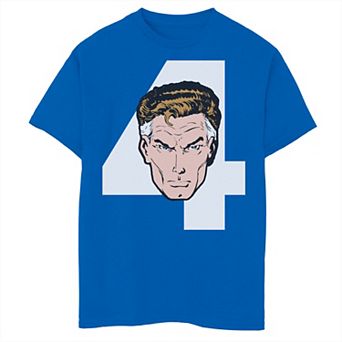 Boys 6-20 Marvel Mr. Fantastic Numeral Portrait Graphic Tee