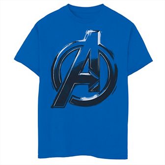 Boys 8-20 Marvel Avengers Sketch A Logo Graphic Tee