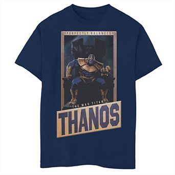 Boys 8-20 Marvel Avengers Thanos Perfectly Balanced Portrait Graphic Tee