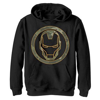 Boys 8-20 Marvel Iron Man Camouflage Icon Fill Hoodie